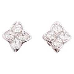 Moiseikin 18K White Gold Diamond Stud Earrings