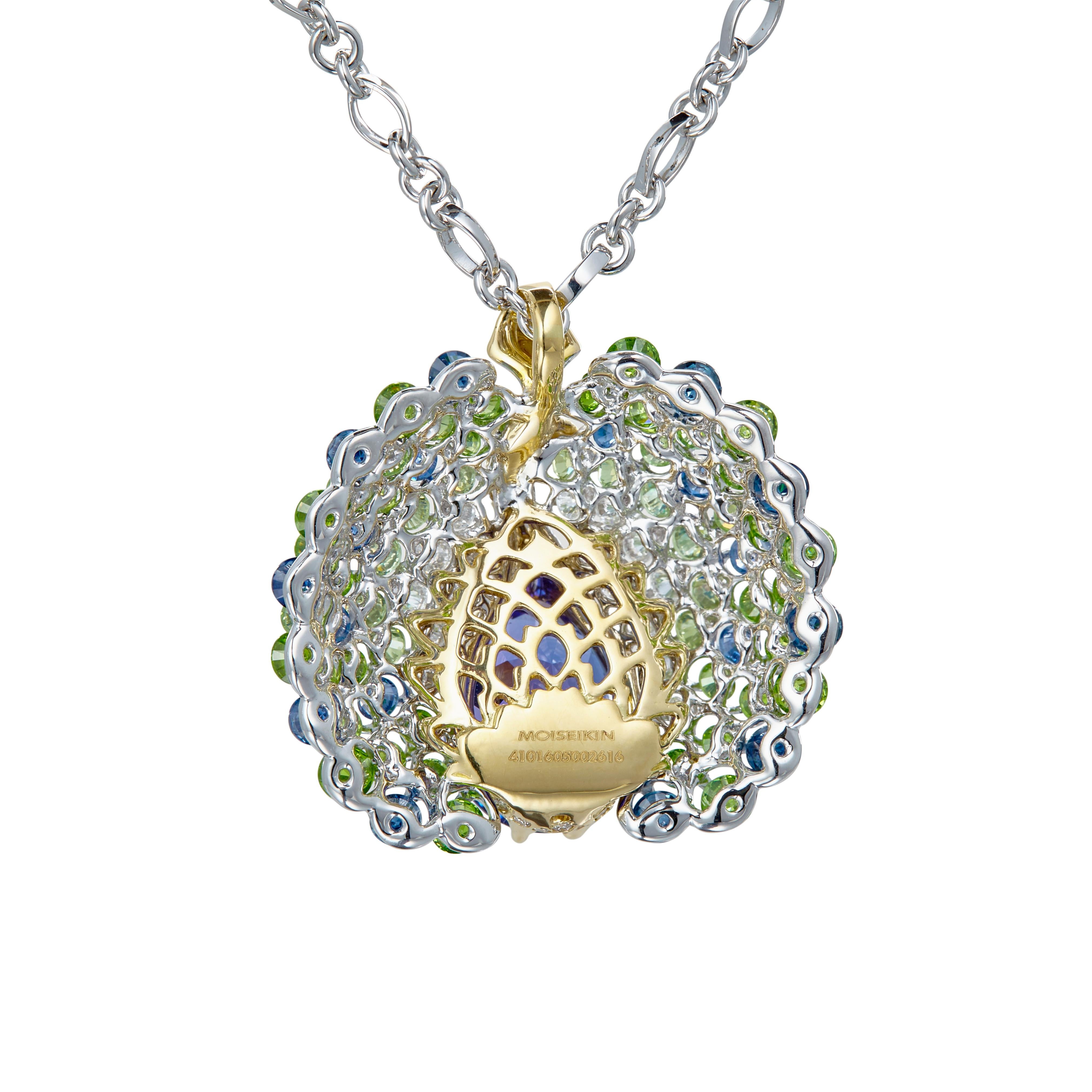 the peacock necklace