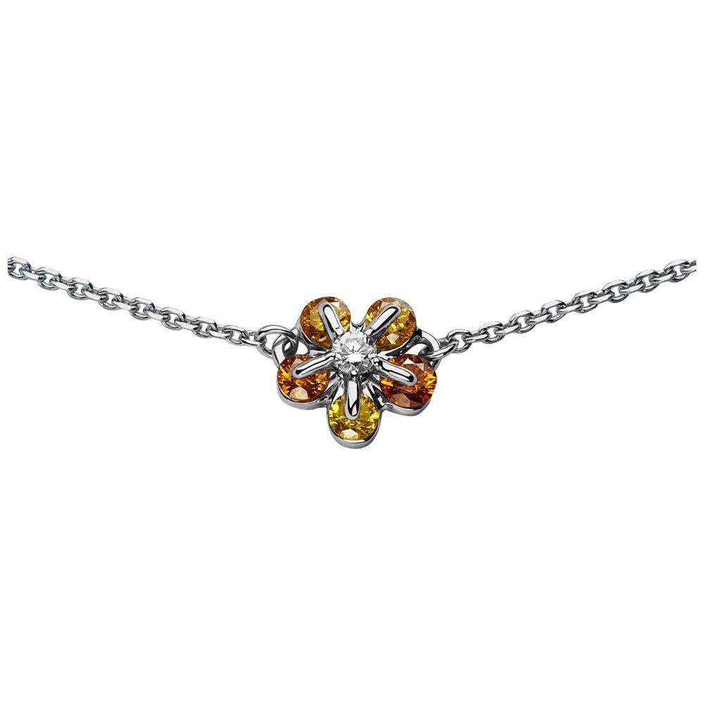Moiseikin Fancy Yellow Diamond Necklace