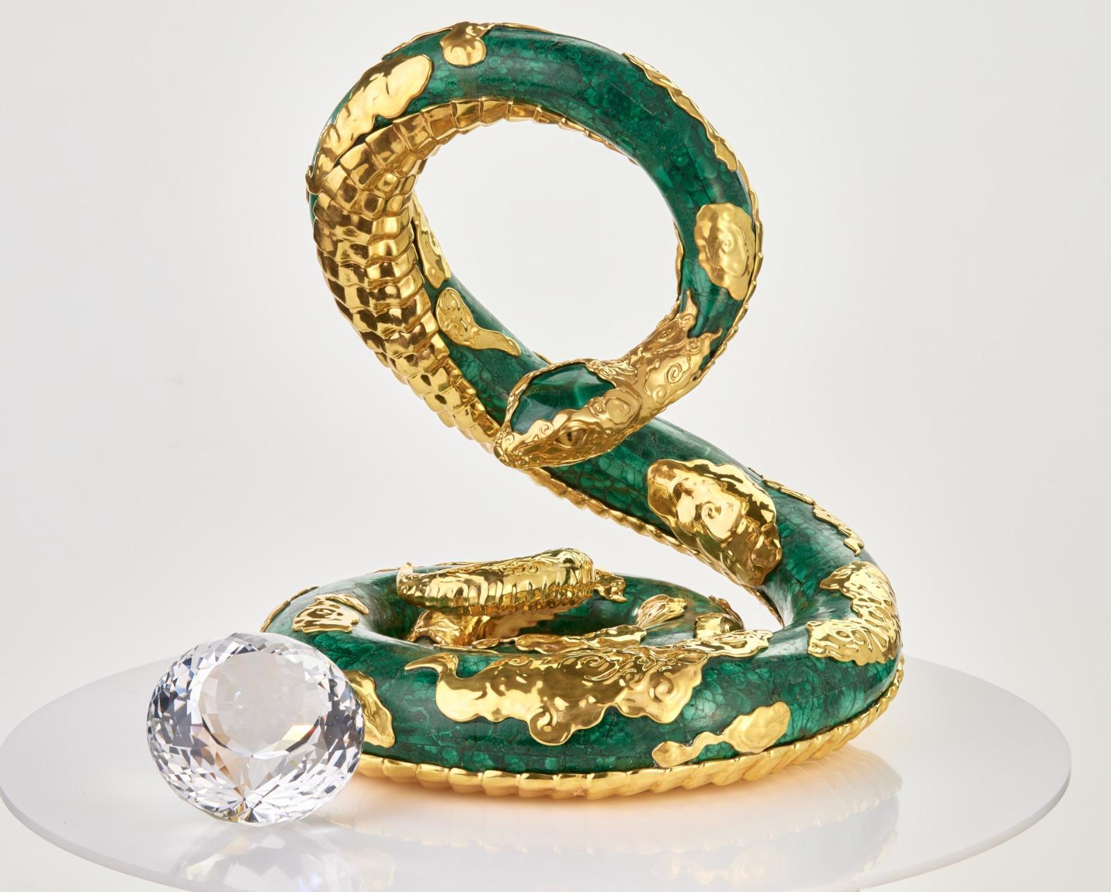 Inspired by the legendary Fiery Serpent of Russian folklore, MOISEIKIN's 