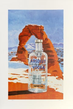 « Absolut Statehood : Utah », lithographie pop art signée sur papier par Moishe Smith