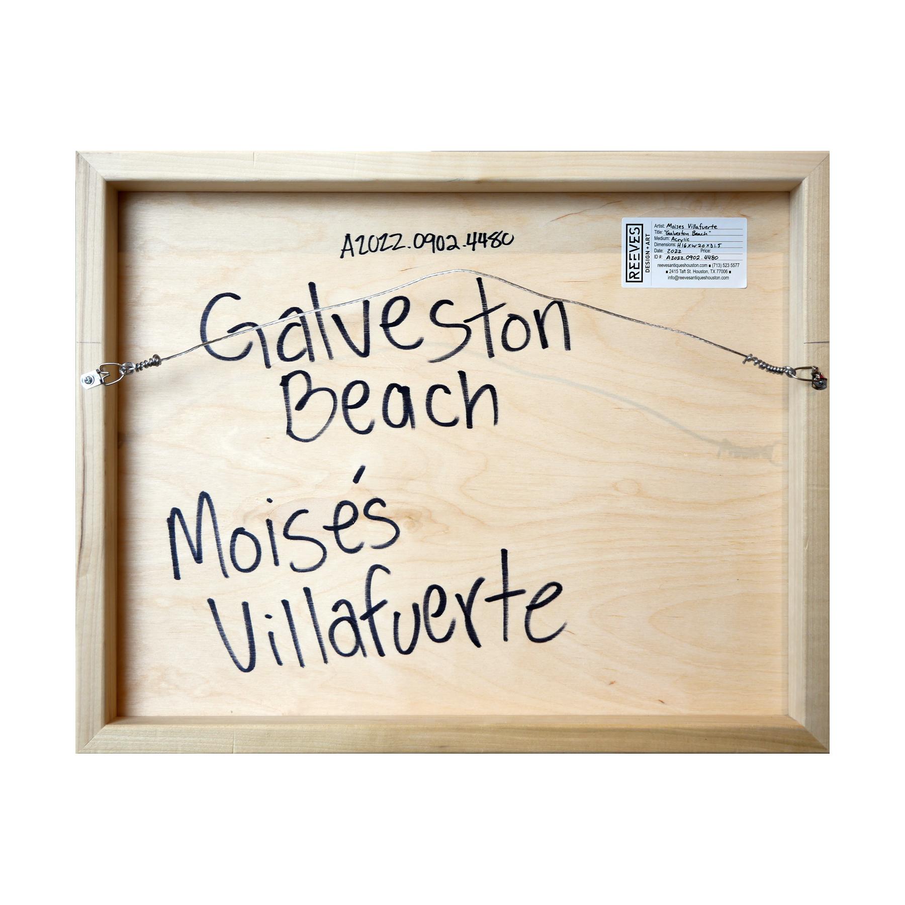 Impressionistisches zeitgenössisches Strandlandschaftsgemälde „Galveston Beach, TX“ im Angebot 9