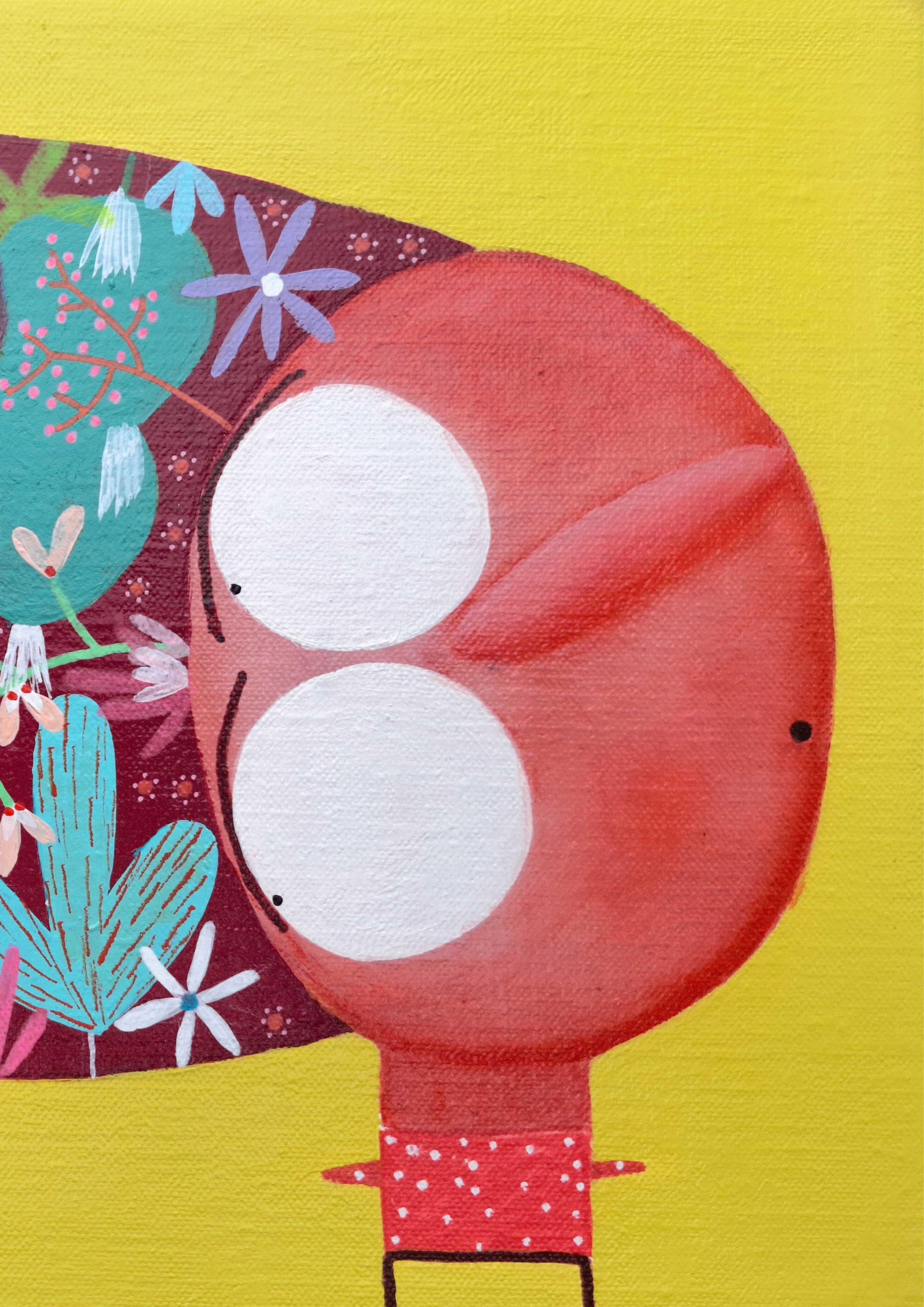 La Vie Est Belle - Surrealist Painting by Moisés Yagües