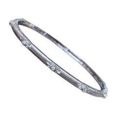 Braccialetto di moissanite per le donne Bellissimo regalo di nozze A. Silver 925.