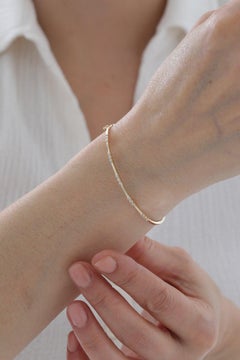 Moissanite Cuff Bracelet 925 Sterling Silver Beautiful Bracelet Anniversary Gift