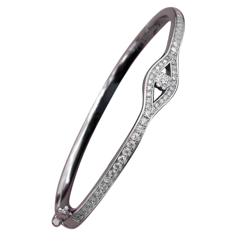 Moissanite Cuff Bracelet 925 Sterling Silver Beautiful Bracelet Gift For Women.