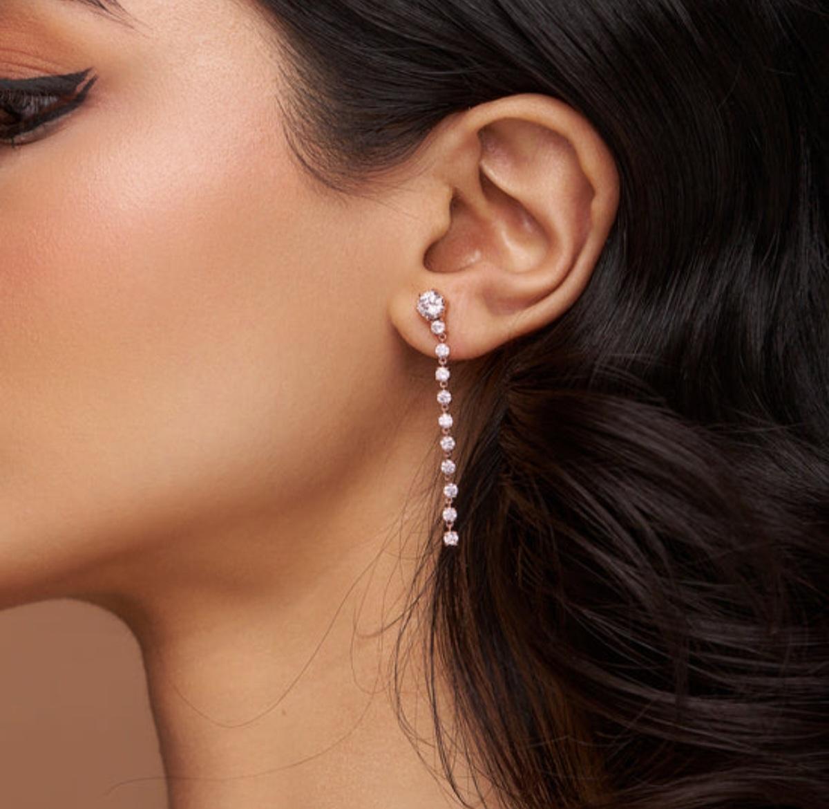 Moissanite Drop Earrings 925 Sterling Silver Linear Earring Unique Gift For Her 


A P P R O X T I M E

All items are custom made to order. Our approx time is about 6 - 10 business days. This can change during peak season

Note: There May Be Little