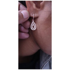 moissanite earring for engagement 925 sterling silver