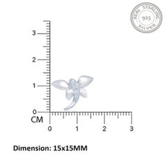 Moissanite Earrings Butterfly Shaped Studs 925 Sterling Silver Anniversary Gift.