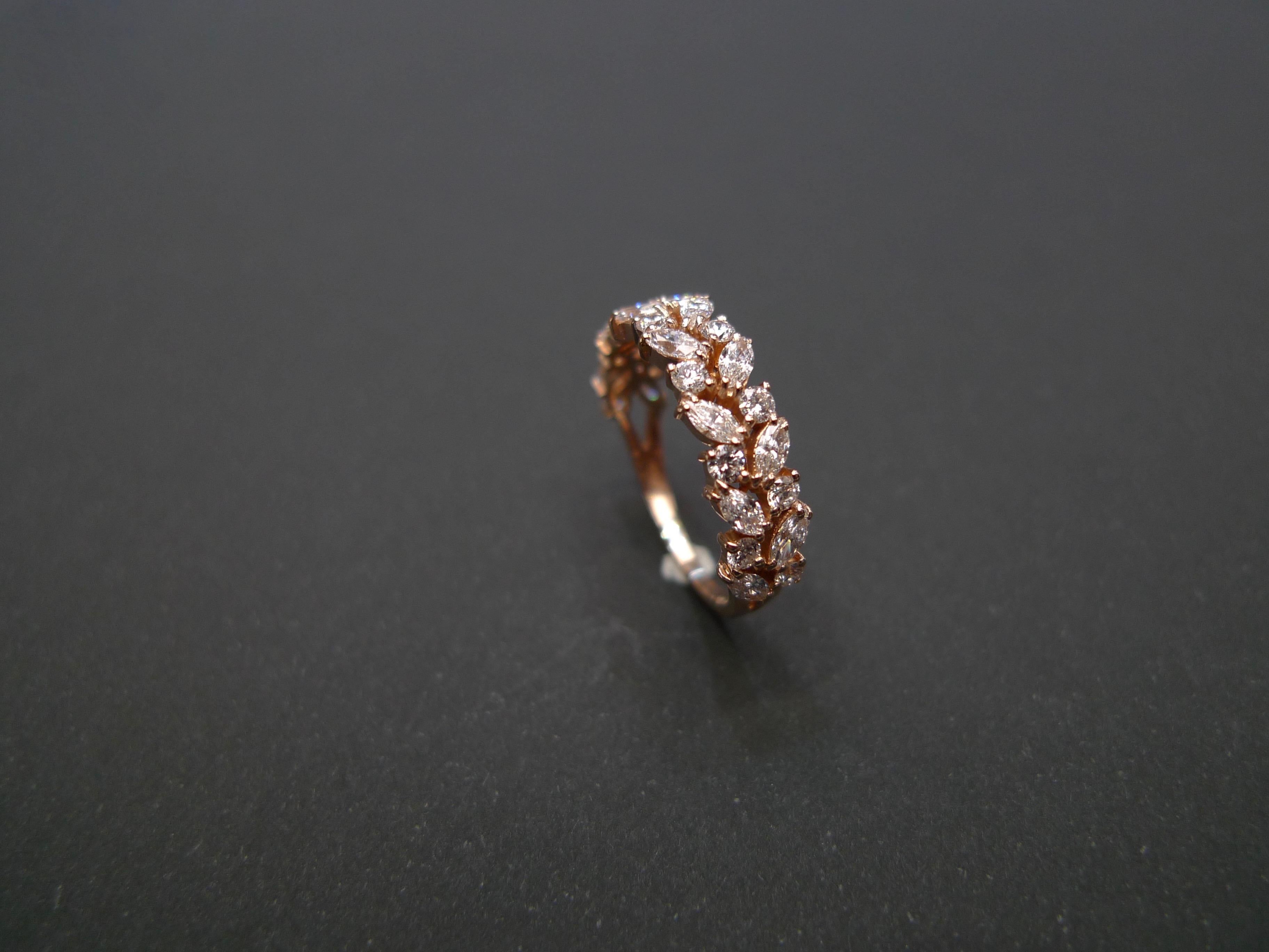 For Sale:  Moissanite Half Eternity Wedding Ring Band Engagement Bridal Women Jewelry Gift 13
