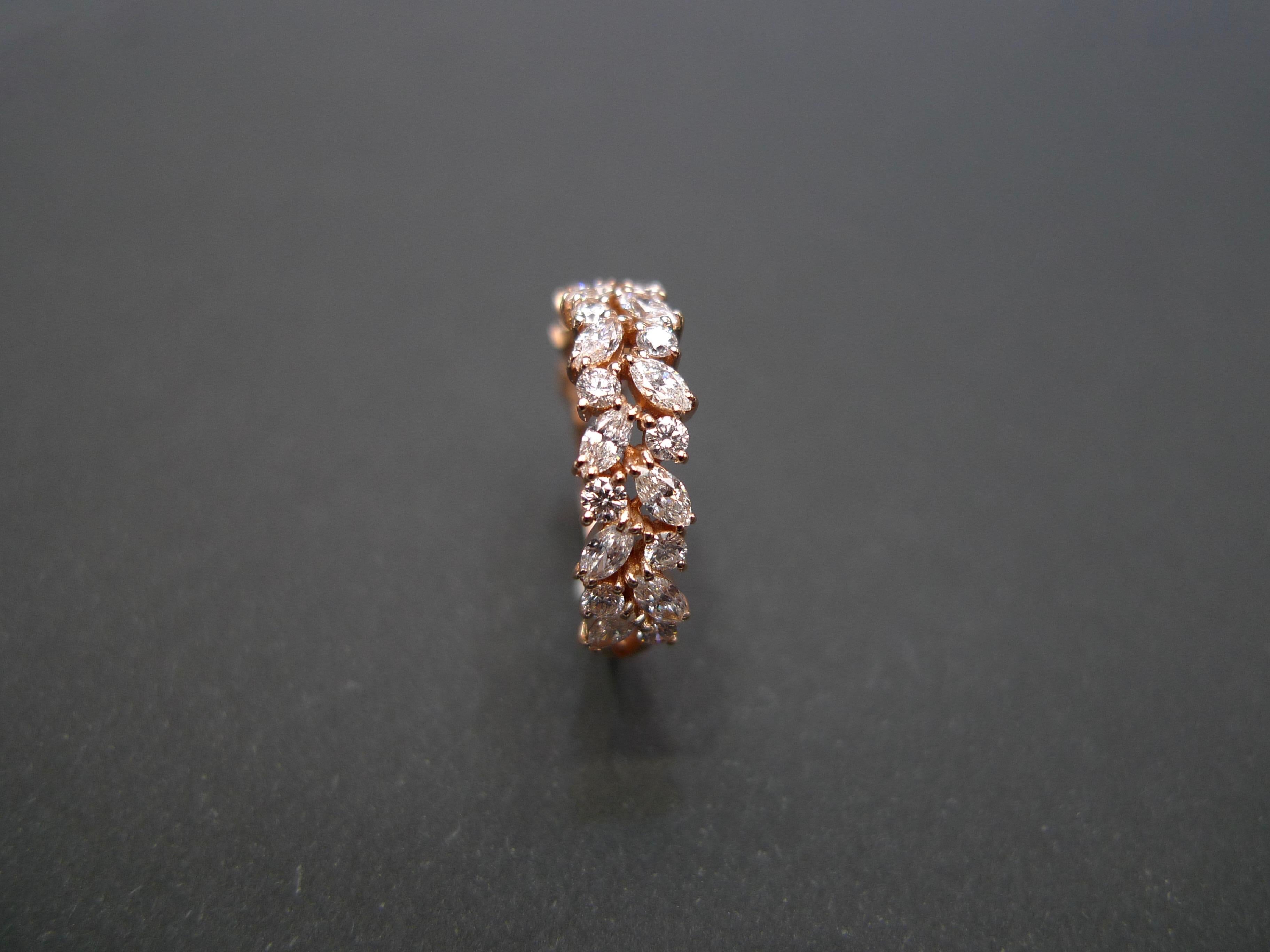 For Sale:  Moissanite Half Eternity Wedding Ring Band Engagement Bridal Women Jewelry Gift 15