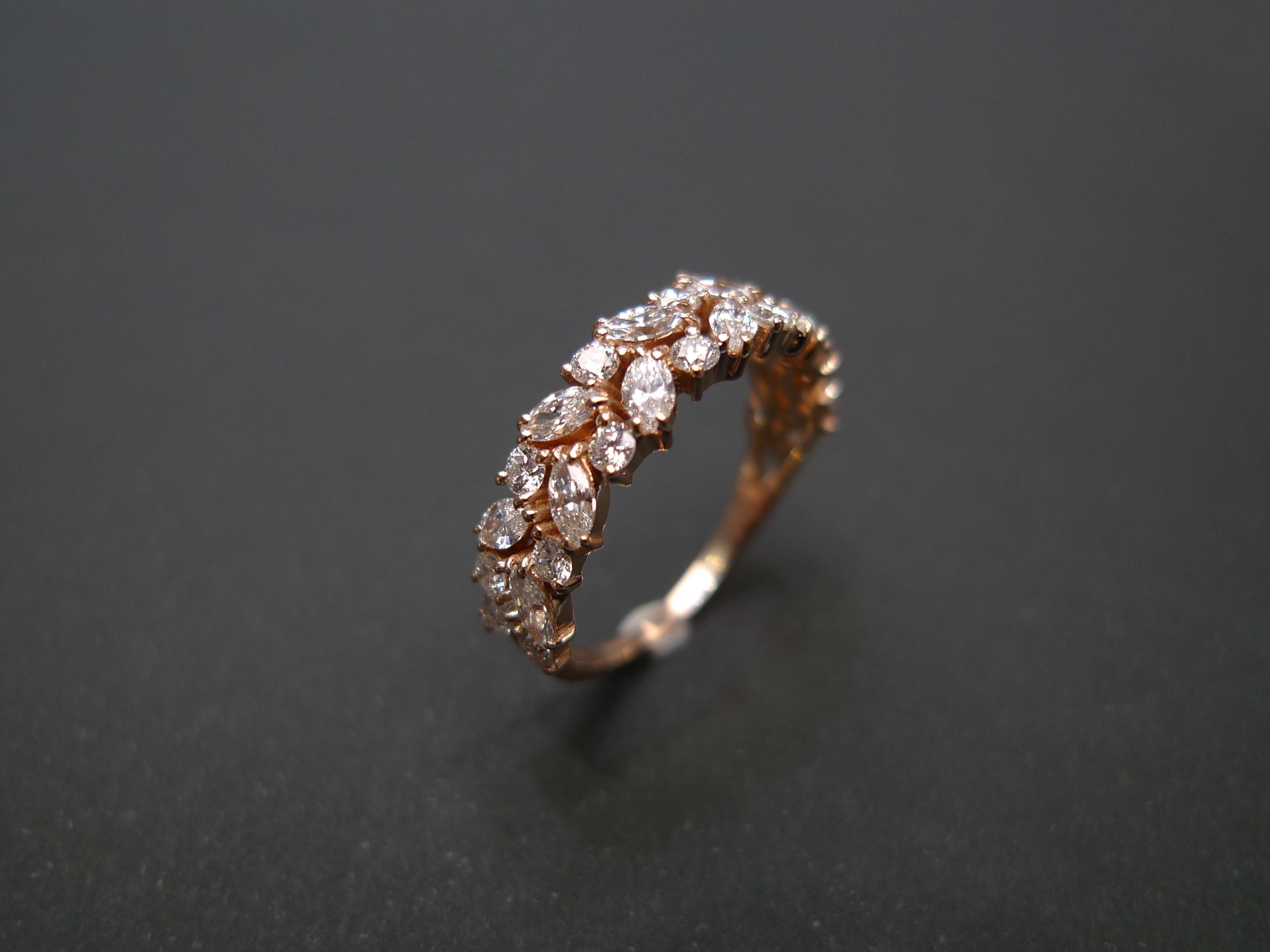 For Sale:  Moissanite Half Eternity Wedding Ring Band Engagement Bridal Women Jewelry Gift 2