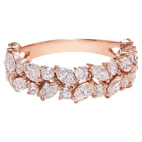For Sale:  Moissanite Half Eternity Wedding Ring Band Engagement Bridal Women Jewelry Gift