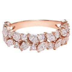 Moissanit Half Eternity Ehering Band Verlobungsring Damen Schmuckgeschenk