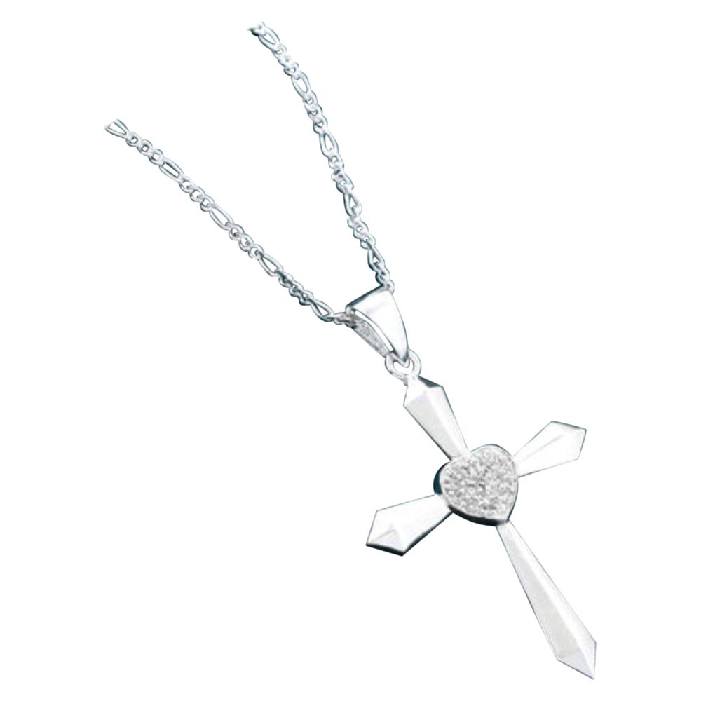 Collana di moissanite in argento 925 Ciondolo a croce Bellissimo regalo per le donne.