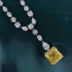 Moissanite Necklace Sterling Silver