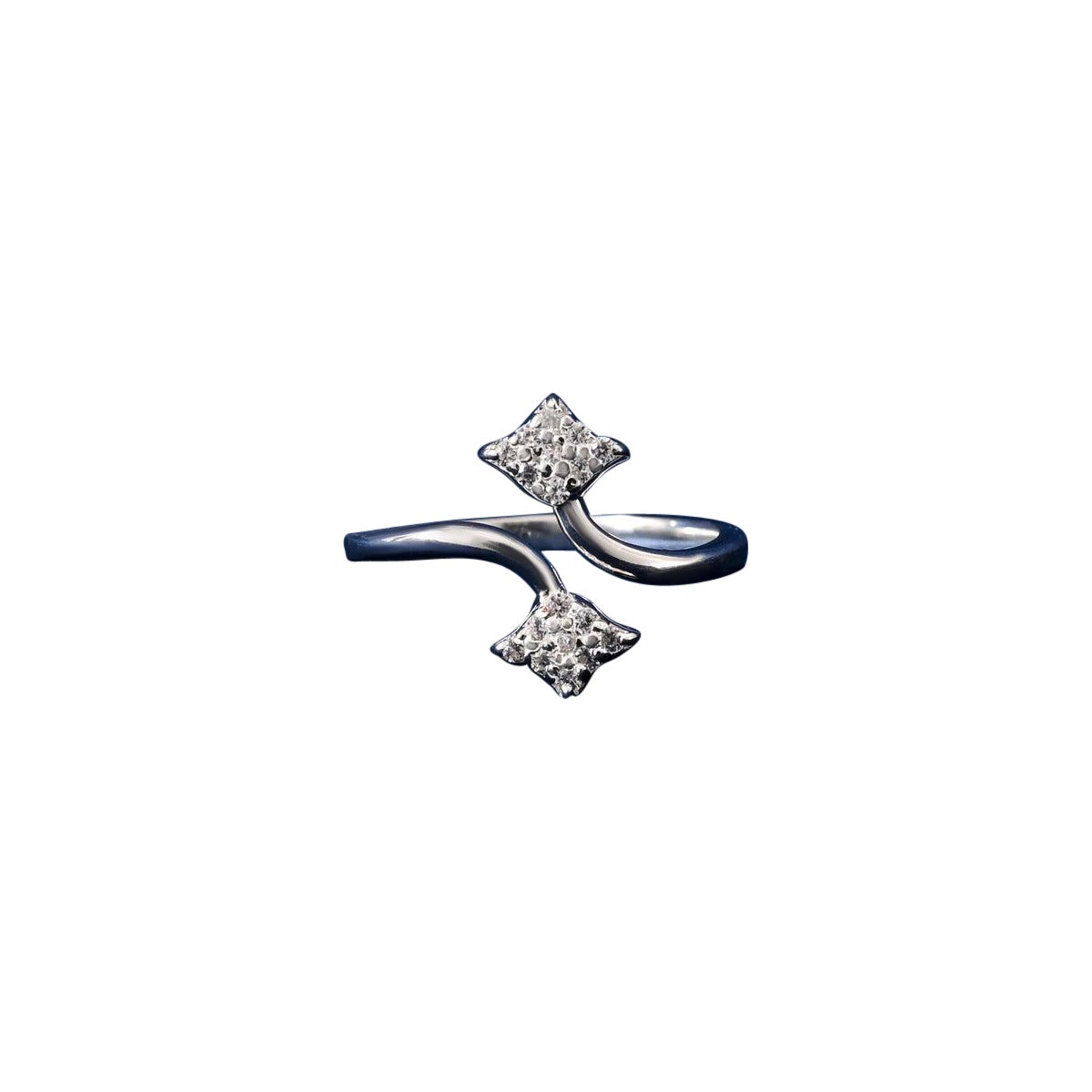 Moissanite Promise Ring For Her 925 Sterling Silver Minimalist Jewelry Gift .