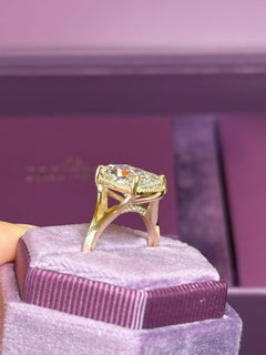 Moissanite Ring 925 Sterling Siver Cushion Cut Solitaire Ring Beautiful Gift.