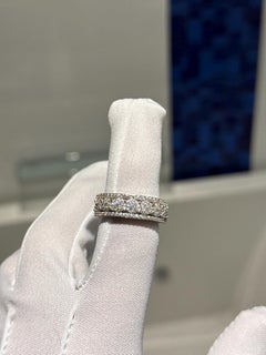 Moissanite Ring 925 Sterling Siver Wedding Band Ring Beautiful Gift For Women.