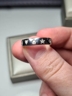 Moissanite Ring Band 925 Sterling Silver Promise Ring Band.