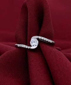 Moissanite Ring For Women 925 Sterling Silver Beautiful Anniversary Gift For Her