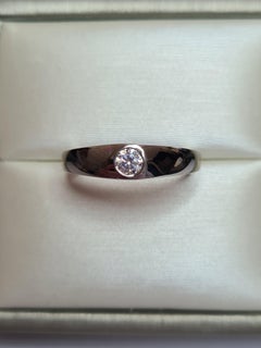 Moissanite Silver Ring Band Unisex Ring For Valentine.