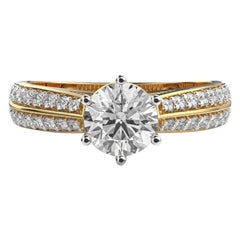 Moissanite Solitare Ring 925 Sterling Silver Moissanite Engagement Ring For Her.