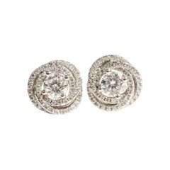 Moissanite Stud Earrings 925 Sterling Silver Earrings Anniversary Gift For Her.