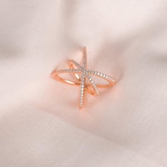 Moissanite Unique Design Ring 925 Sterling Silver Delicate Promise Ring For Her