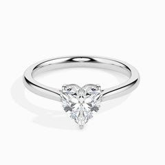 Moissanite Wedding Ring Engagement 925 sterling Silver 1.20 ct heart shape