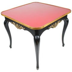 Moissonnier Reversible Games or Card Table, France, 20th Century