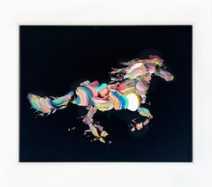 MoJo "Cheval" peinture sur toile