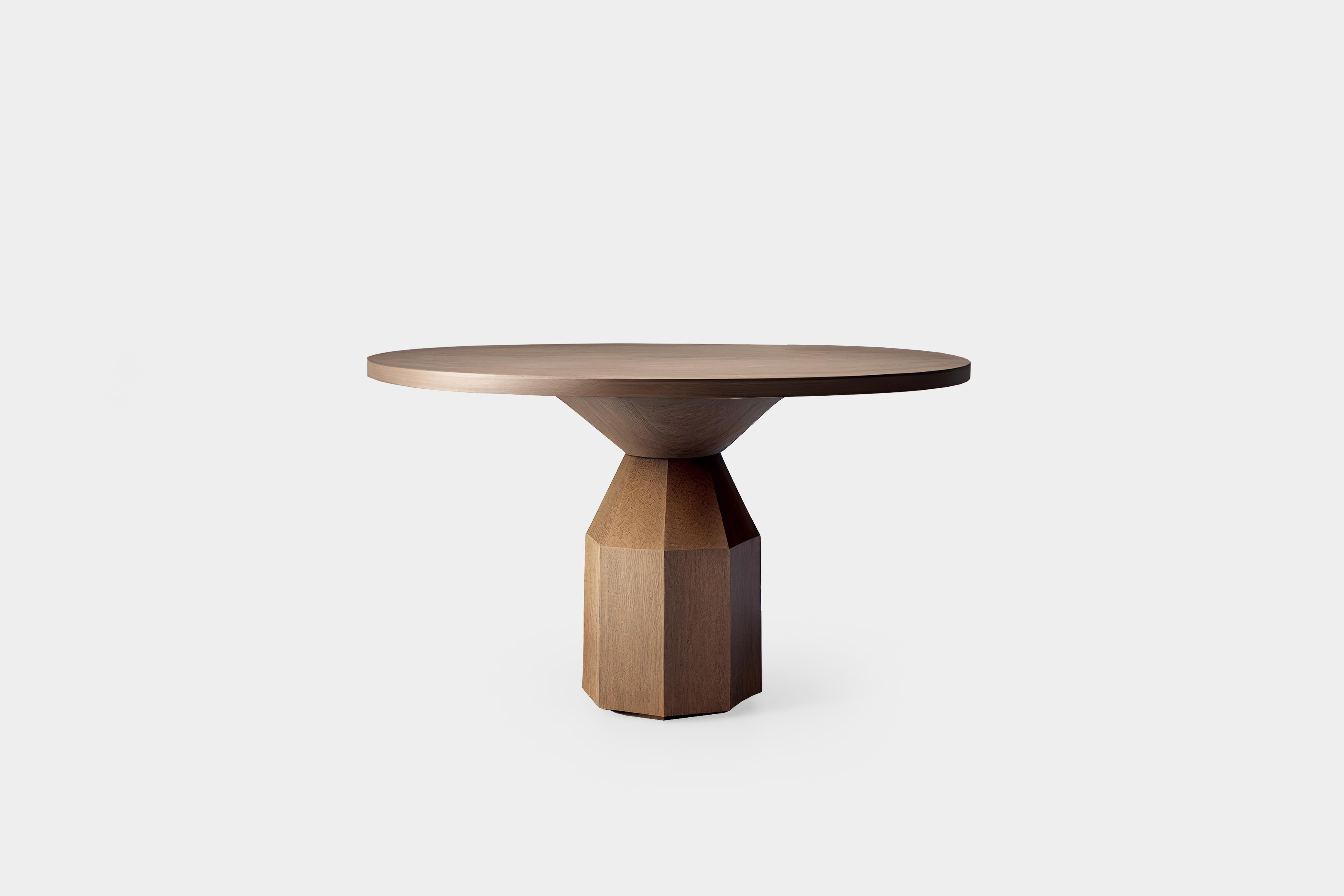 Esstisch „C“ von NONO, runder Tisch für vier Personen  (Moderne) im Angebot