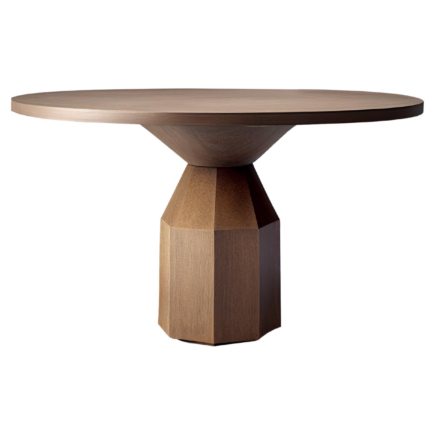 Esstisch „C“ von NONO, runder Tisch für vier Personen 