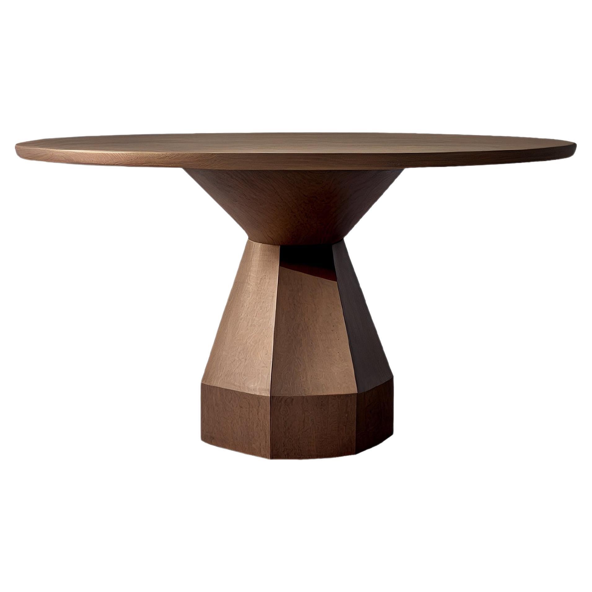 Moka Dining Table E, Round Table for Four by NONO For Sale