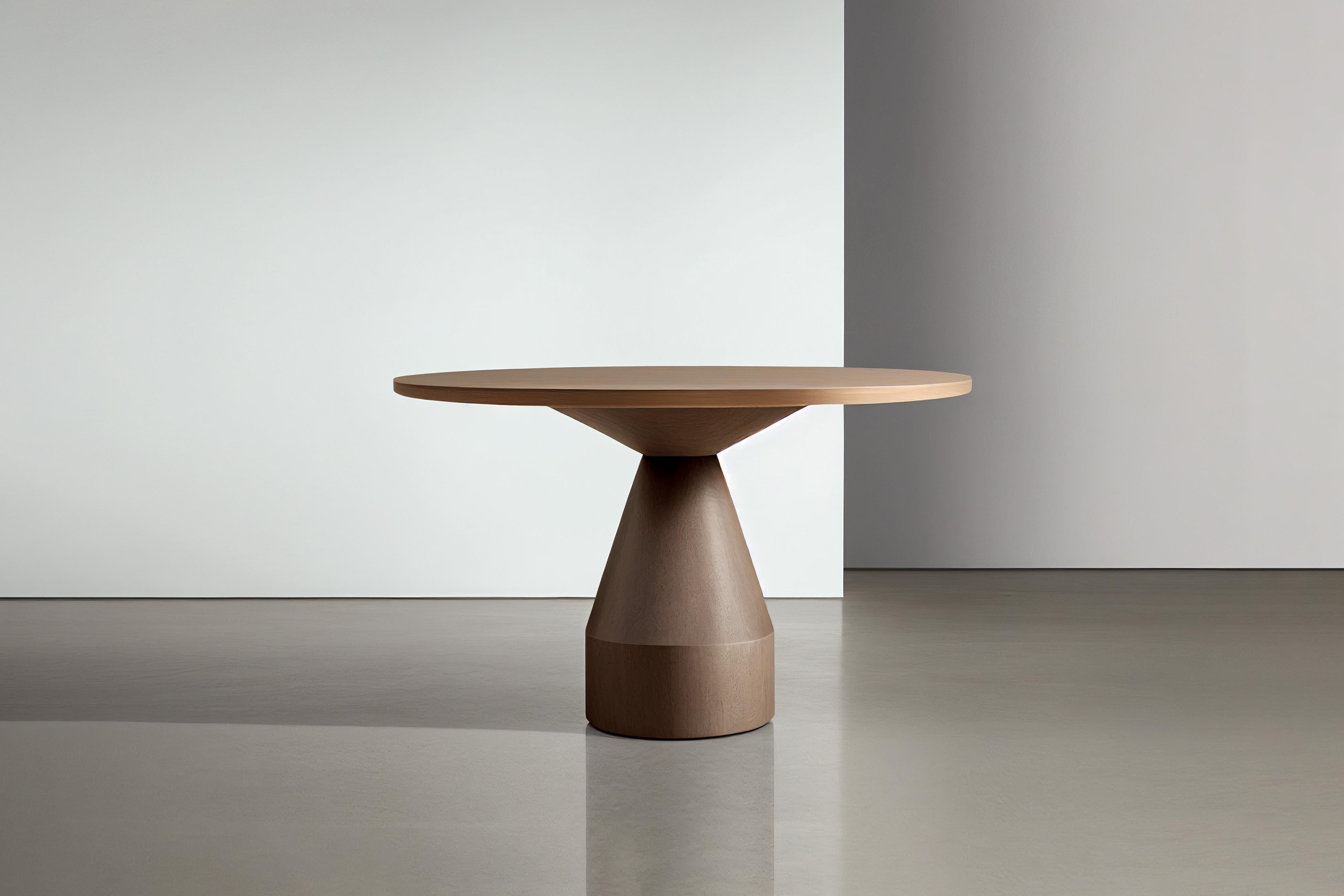 Moka-Esstisch F, runder Tisch für vier Personen von NONO  (Moderne) im Angebot