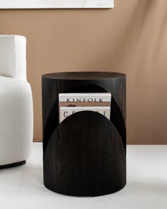 Tavolino Mola dal look distintivo, Oak fumé