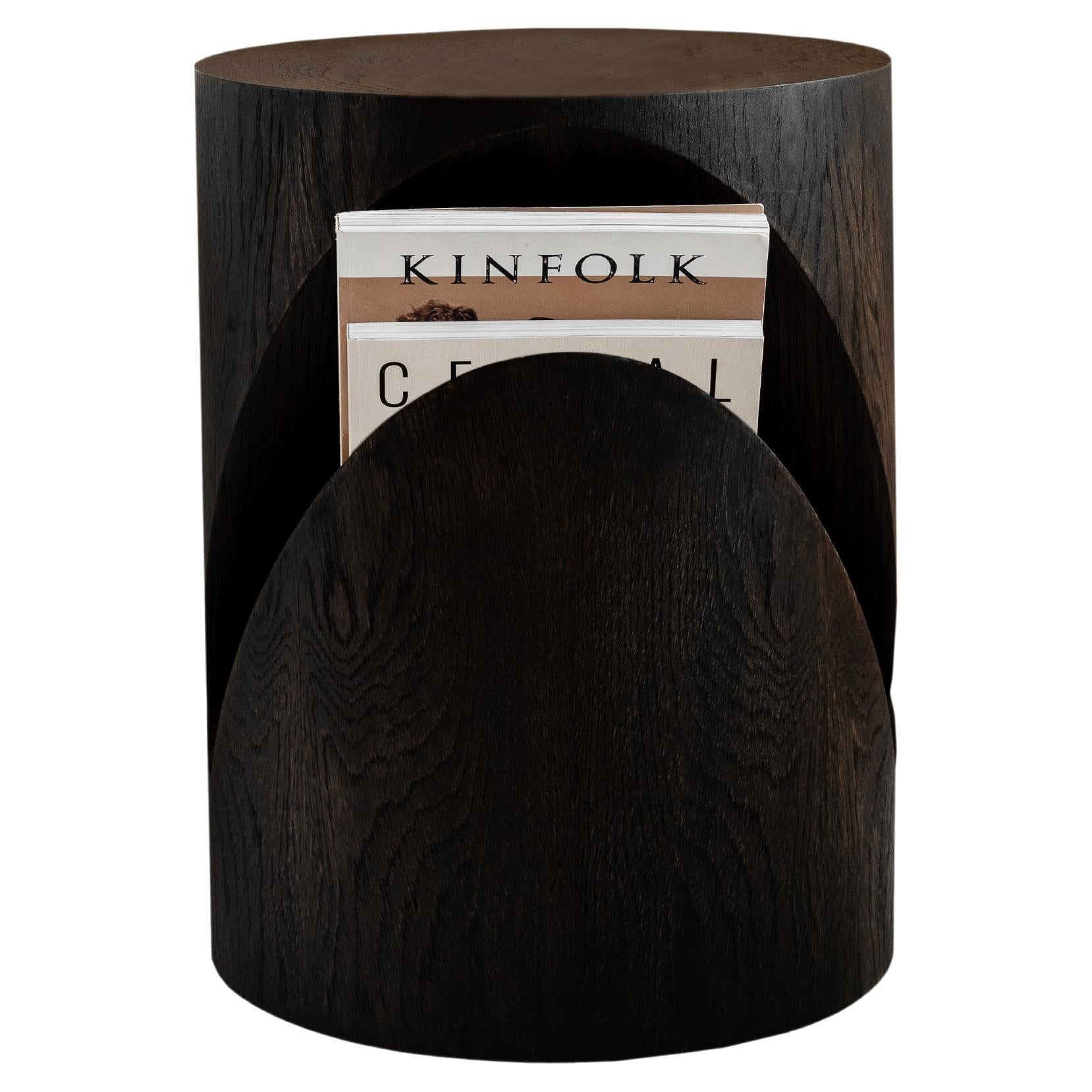 Mola Side Table with distinctive look - Smudgy Oak  For Sale