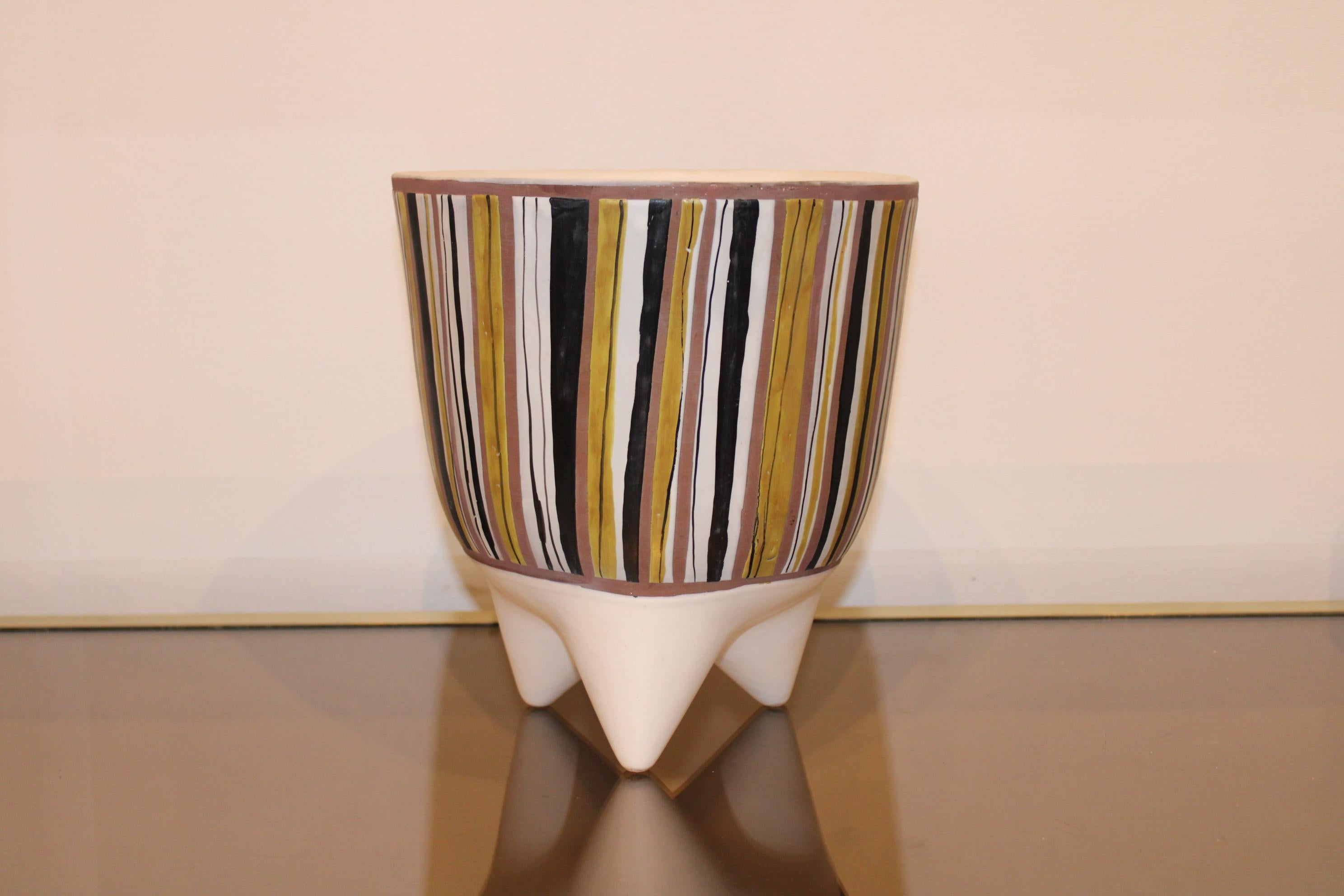 Keramikvase „Molaire“ von Roger Capron, Frankreich, um 1960 (Moderne der Mitte des Jahrhunderts) im Angebot