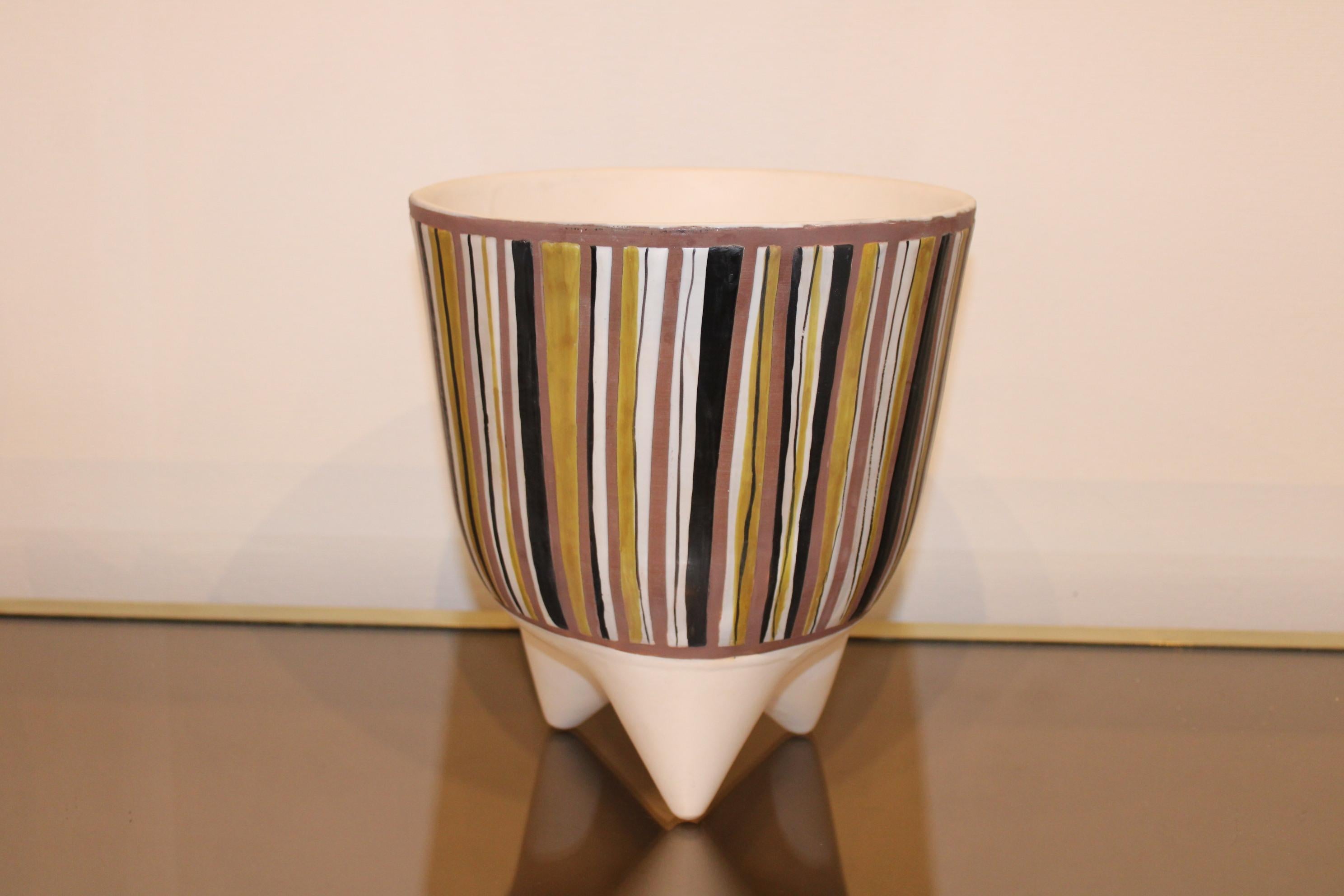 Keramikvase „Molaire“ von Roger Capron, Frankreich, um 1960 (Französisch) im Angebot