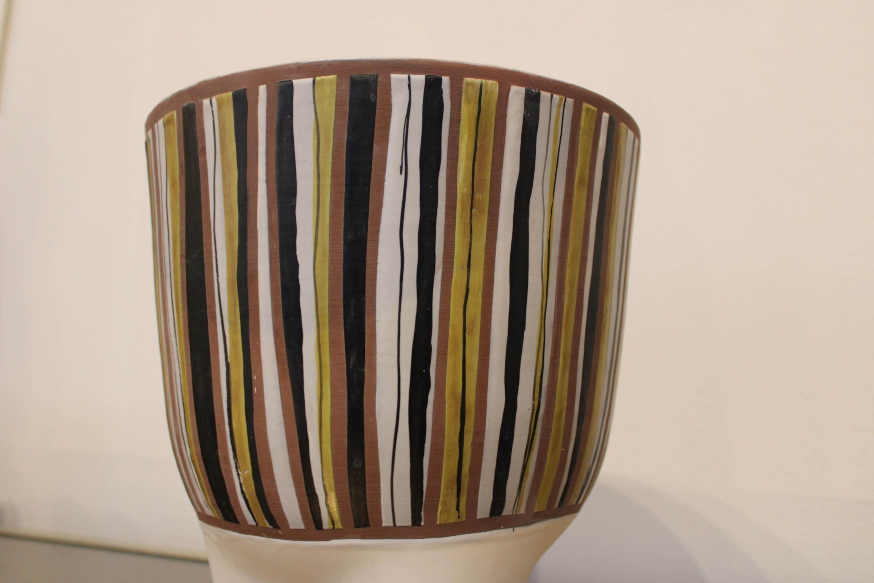 Keramikvase „Molaire“ von Roger Capron, Frankreich, um 1960 (Emailliert) im Angebot