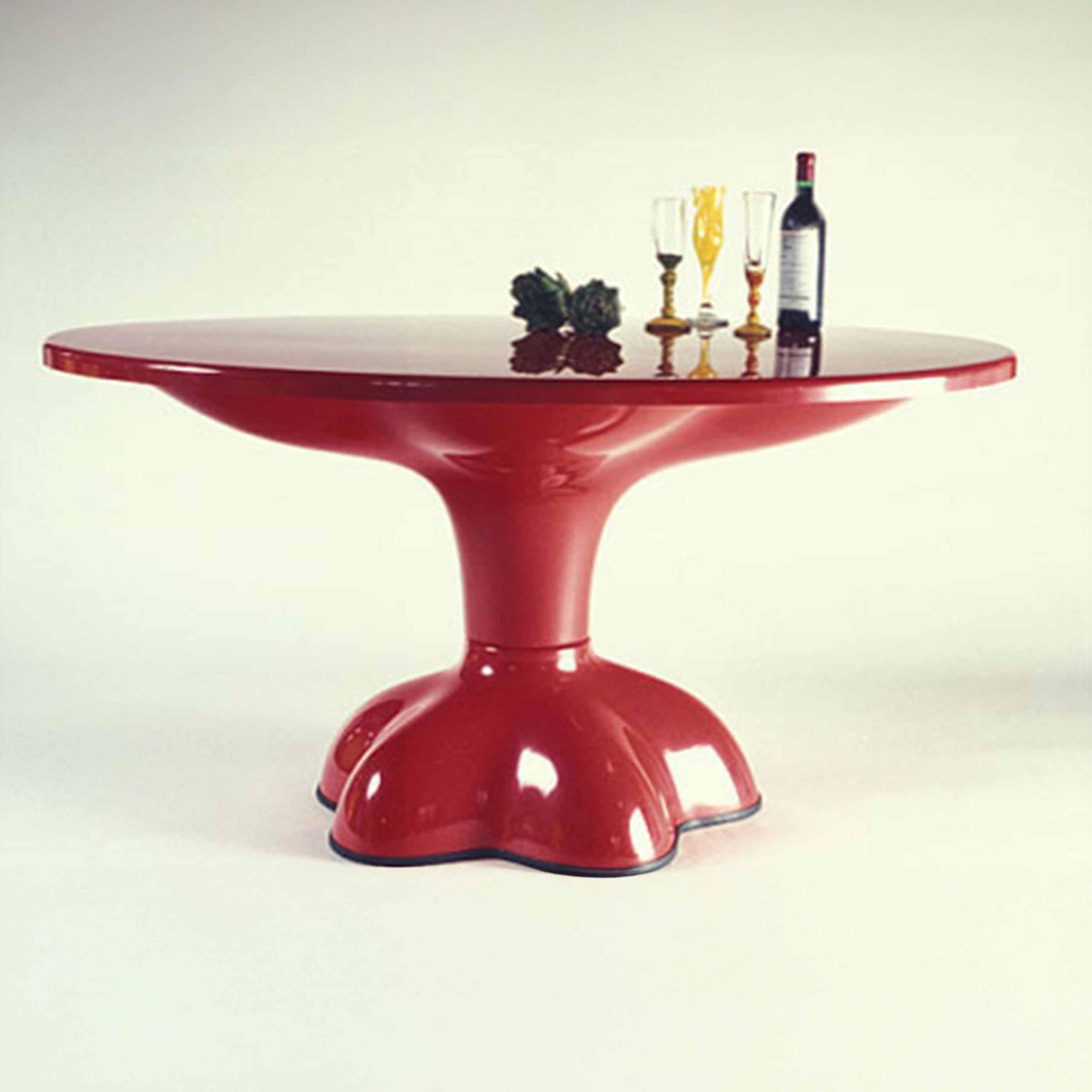 Fin du 20e siècle Table de salle à manger moulante de Wendell Castle, années 1970, fibre de verre enduite de gel, milieu du siècle  en vente