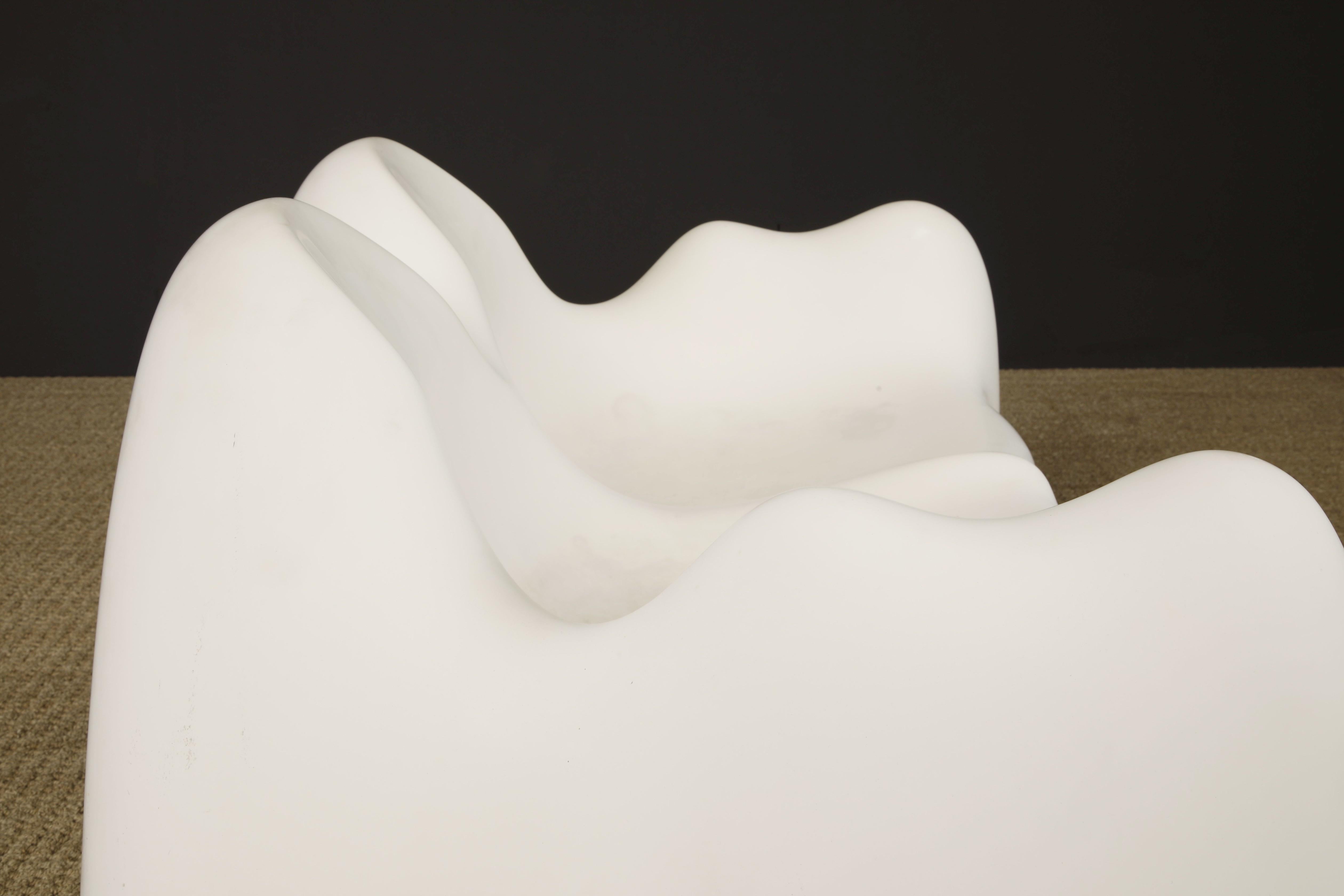 'Molar' Gel-Coated Fiberglass Loveseat Sofa by Wendell Castle, c. 1969 For Sale 5