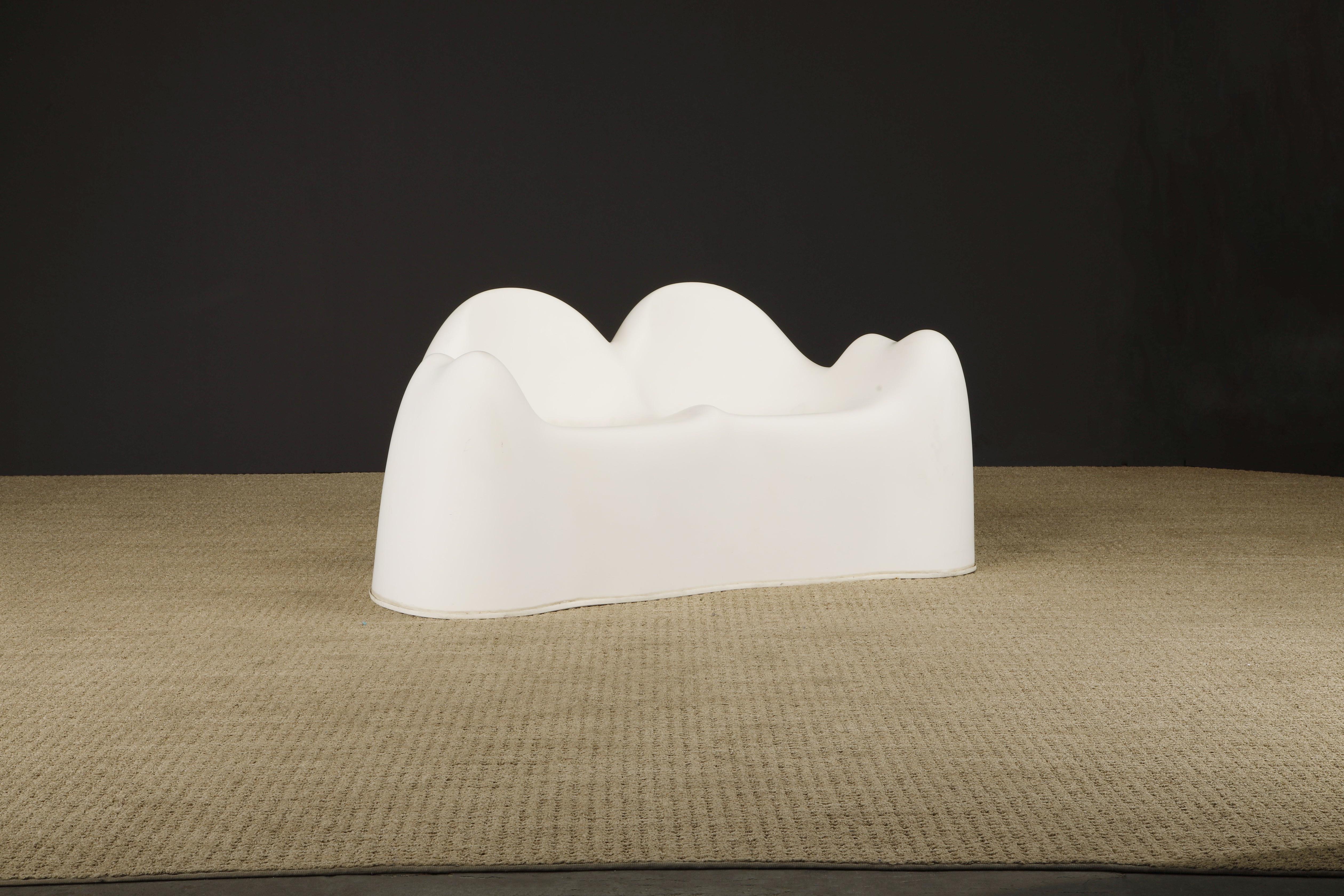 Modern 'Molar' Gel-Coated Fiberglass Loveseat Sofa by Wendell Castle, c. 1969 For Sale