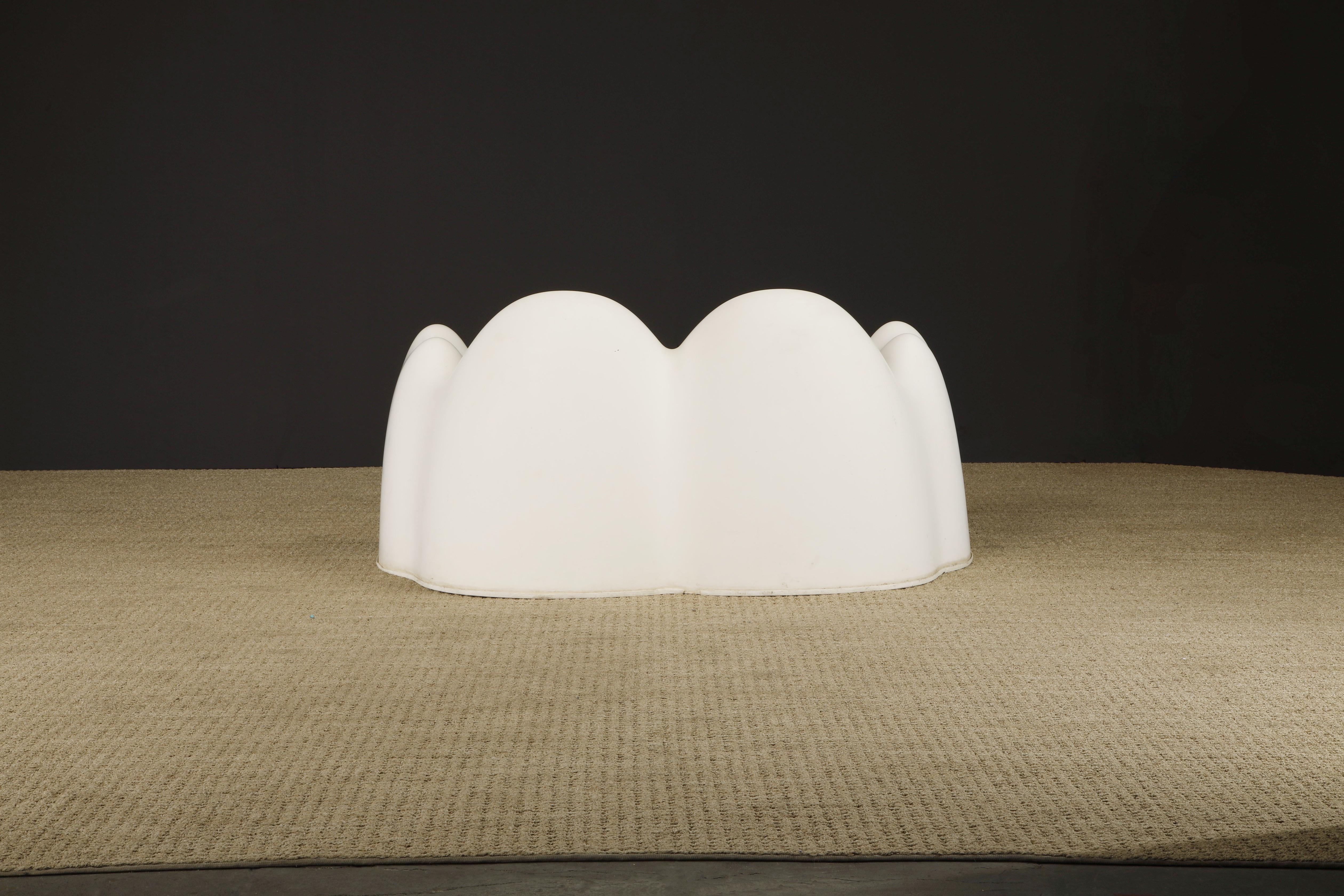Mid-20th Century 'Molar' Gel-Coated Fiberglass Loveseat Sofa by Wendell Castle, c. 1969 For Sale