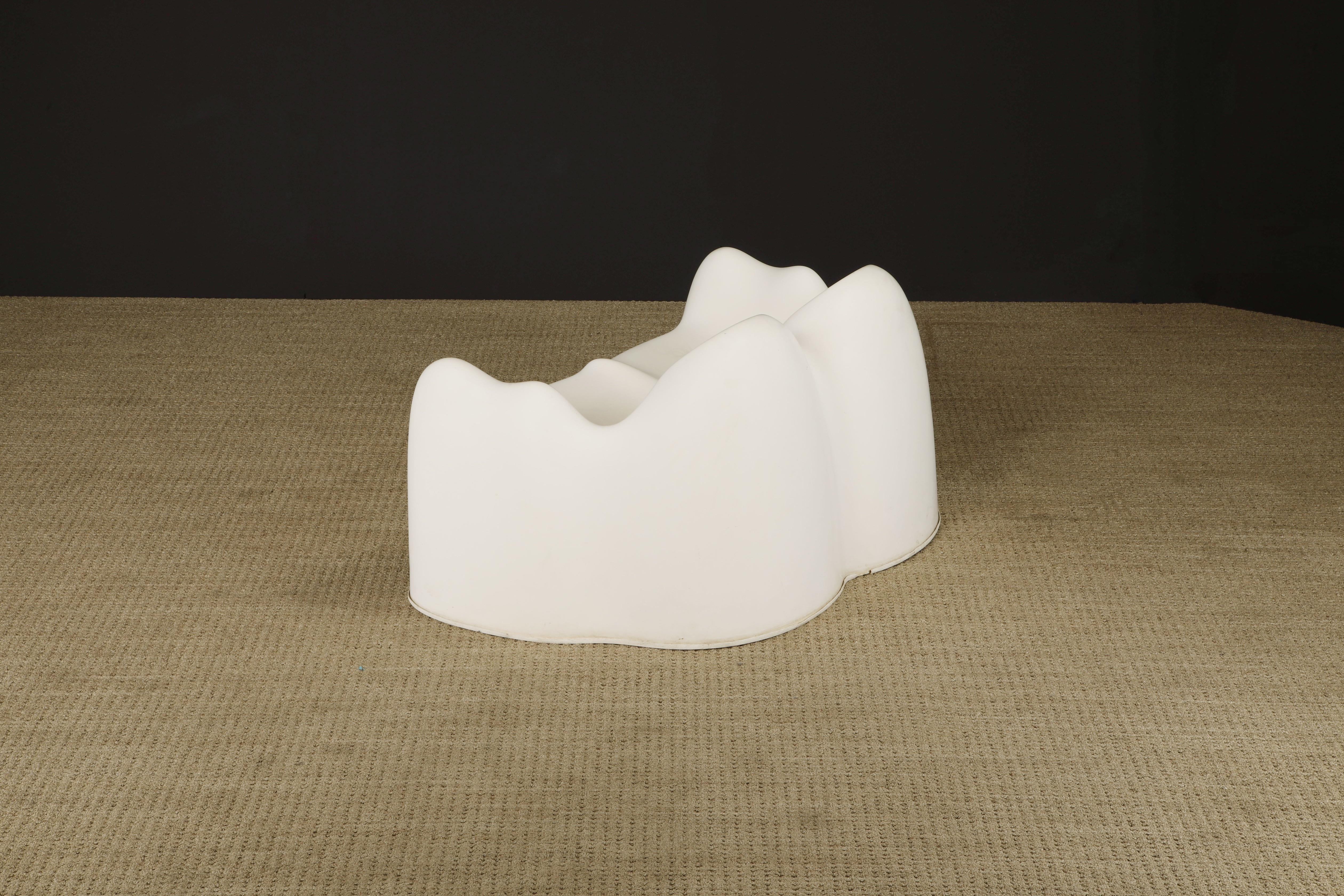 'Molar' Gel-Coated Fiberglass Loveseat Sofa by Wendell Castle, c. 1969 For Sale 1