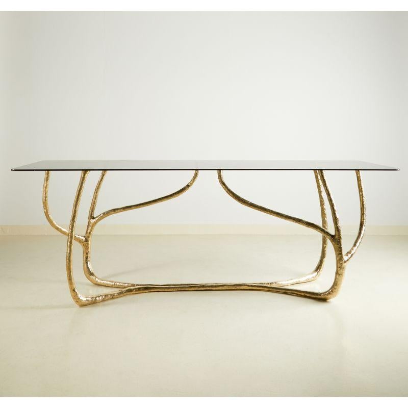 Molars Console - Contemporary Sculptural Brass by Misaya
Dimensions: W180 x D45 x H70 cm
Materials: Brass

Also available: different colors (gold, polished brass. black, painted brass) and materials ( wood, marble, or glass tops).

MASAYA is our
