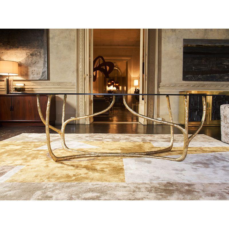 Thai Molars Console - Contemporary Sculptural Brass by Misaya For Sale