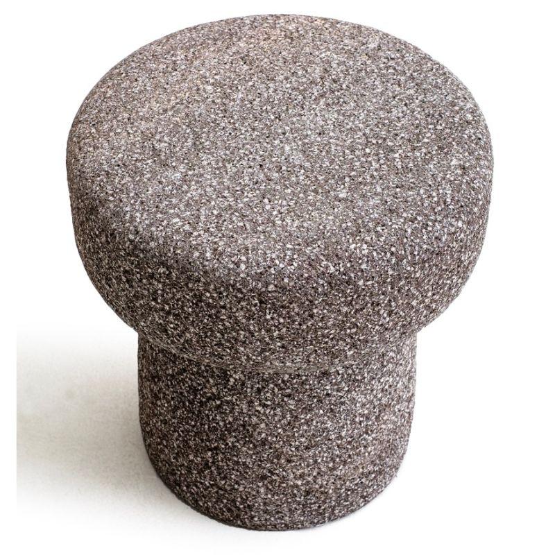 Molcajete stool by Casa Gutiérrez Nájer (2021)
Dimensions: 33ø x 33h cm
Materials: Colorada Stone

Since its opening day back in 2011, Casa Gutiérrez Nájera design gallery has been dedicated to researching, promoting and disseminating this