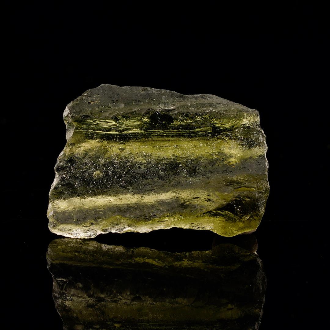 18th Century and Earlier Moldavite From the Czech Republic // 1.21 Grams